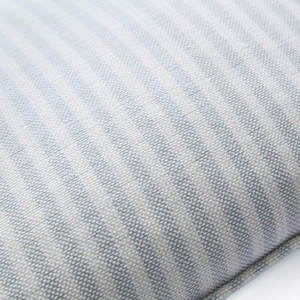 Laura Ashley Cornish Chenille Stripe Natural/Slate Blue Cushion